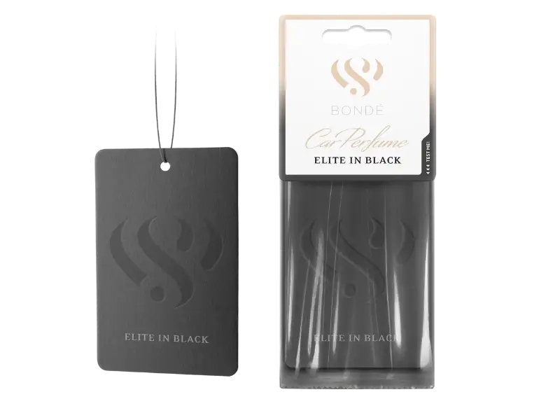 BONDÉ Paper Car Perfume Elite w kolorze czarnym