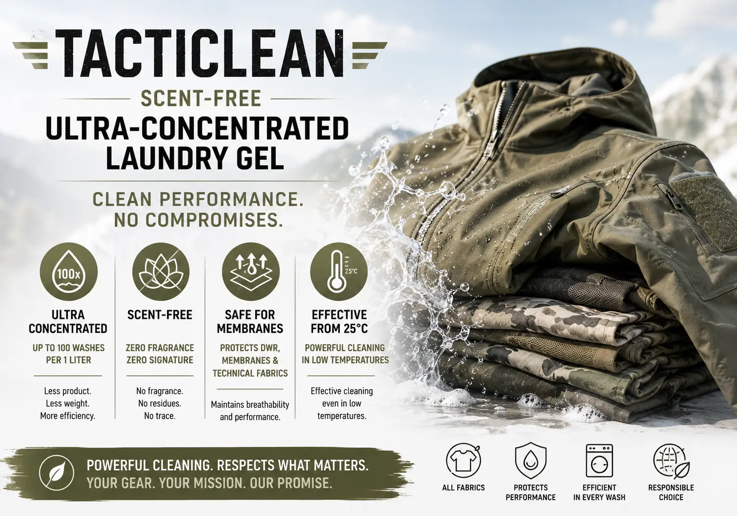 tacticlean ultra concentrated washing gel