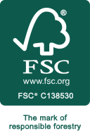 FSC C138530 — The mark of responsible forestry