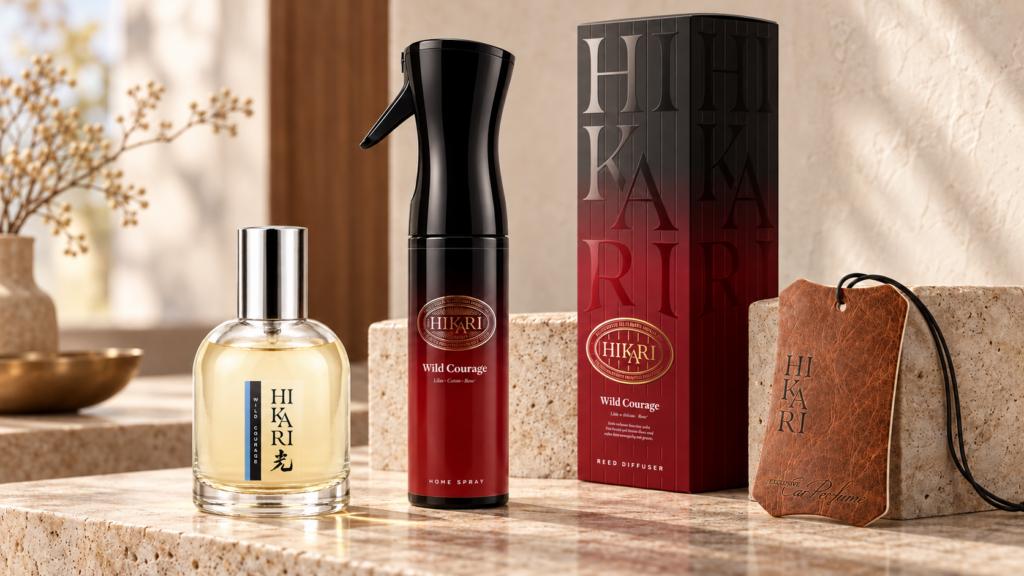 perfume all araund you wild curage