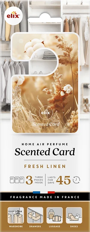 scented card fresh linen