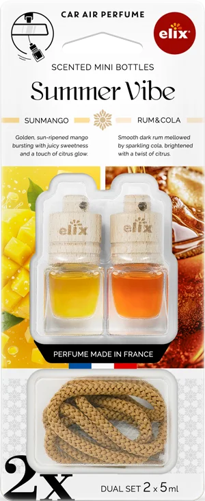 wood air freshener 2 pcs set