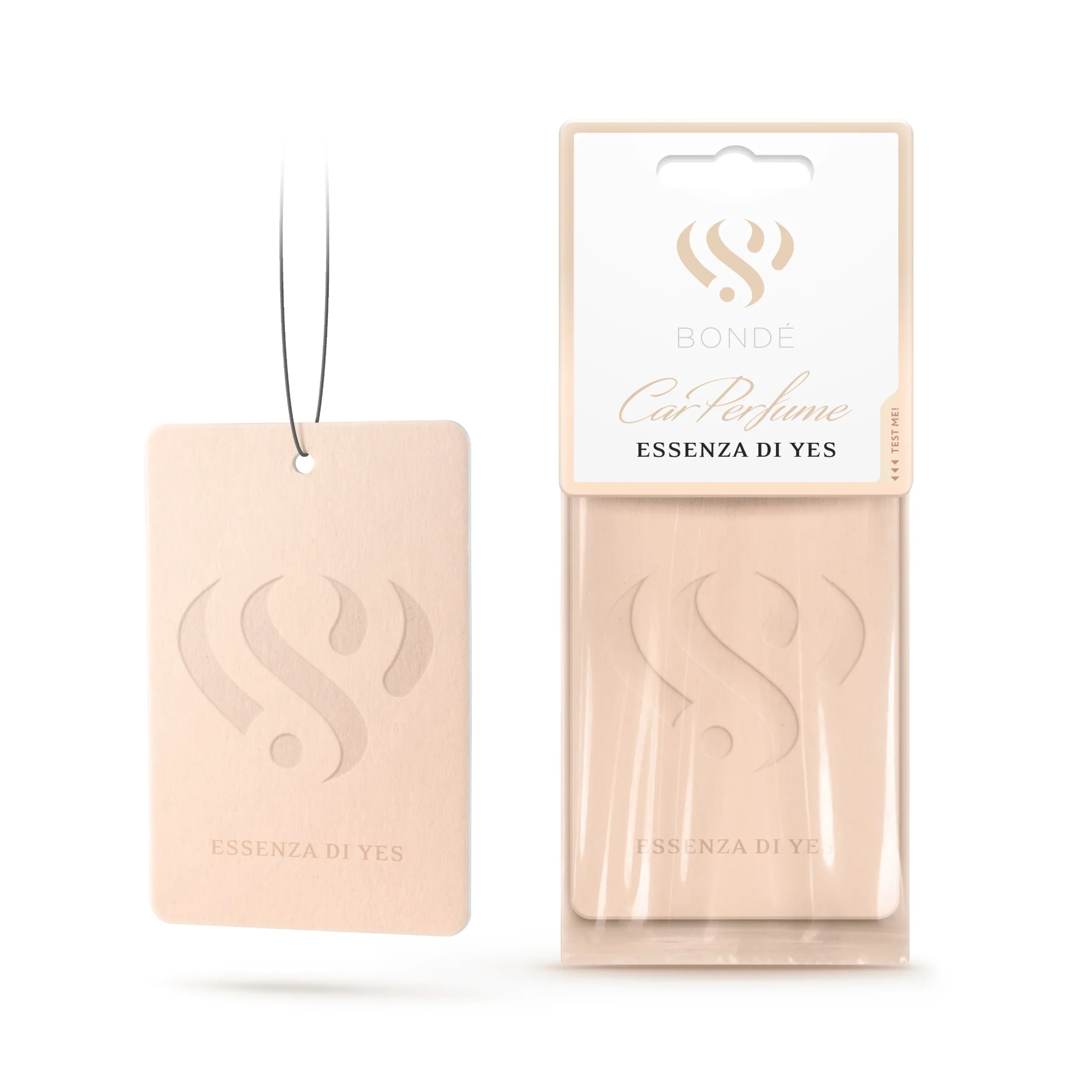 BONDE Essenza di Yes luxury paper air freshener – fruity floral vanilla woods inspired scent