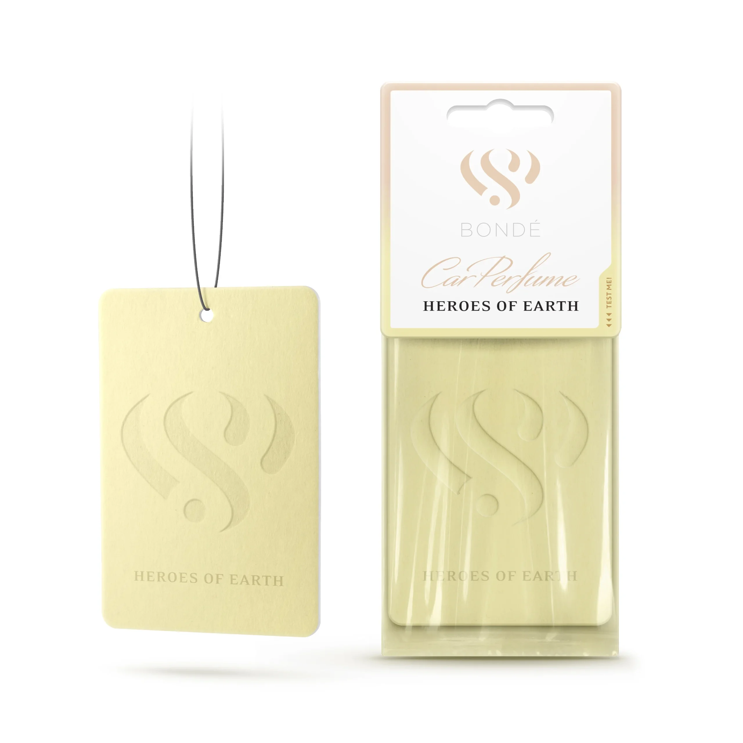 BONDE Heroes of Earth luxury paper air freshener – woody citrus mineral inspired scent