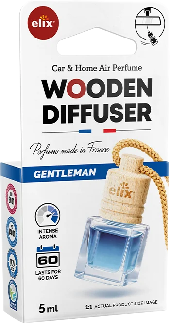 wood car air freshener